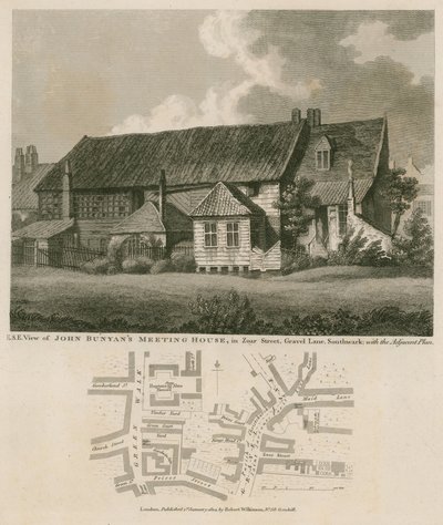 John Bunyans mødehus, Zoar Street, Gravel Lane, Southwark af English School