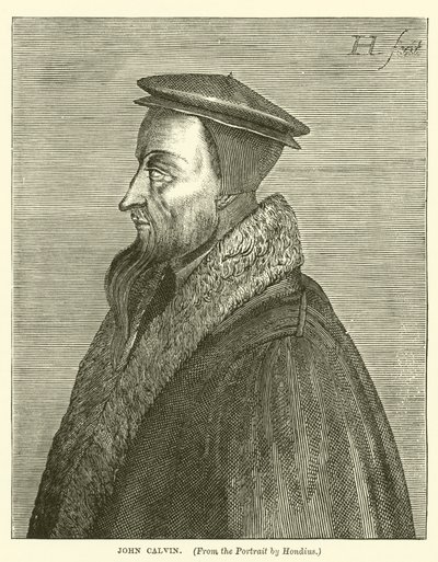 John Calvin (gravering) af English School