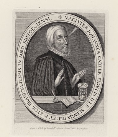 John Carter, rektor for Bramford i Suffolk (gravering) af English School