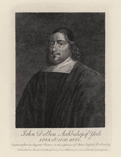John Dolben (gravering) af English School