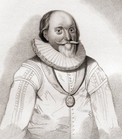 John Erskine, 2./19. jarl af Mar, ca. 1558 1634. skotsk politiker. Fra Iconographia Scotica eller Portraits of Illustrious Persons of Scotland, udgivet 1797. af English School