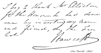 John Fawcett, (skuespiller) af English School