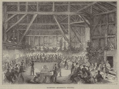 John Hampden Memorial Dinner, afholdt i forbindelse med opførelsen af et monument for ham af English School