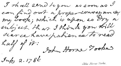 John Horne Tooke af English School