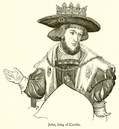John, konge af Castilien af English School
