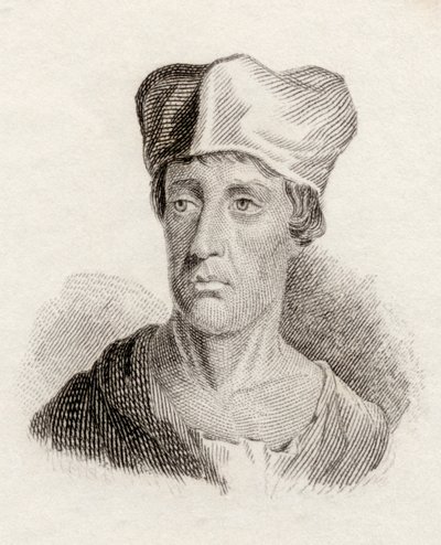 John Leland, fra "Crabbes Historical Dictionary", udgivet i 1825 af English School
