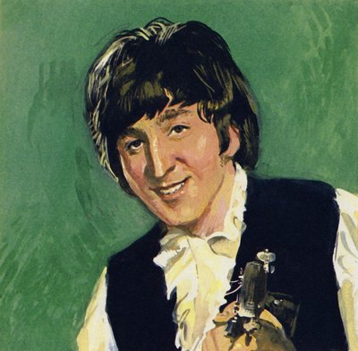 John Lennon fra The Beatles af English School