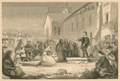 John Livingston prædikede ved Kirk of Shotts af English School