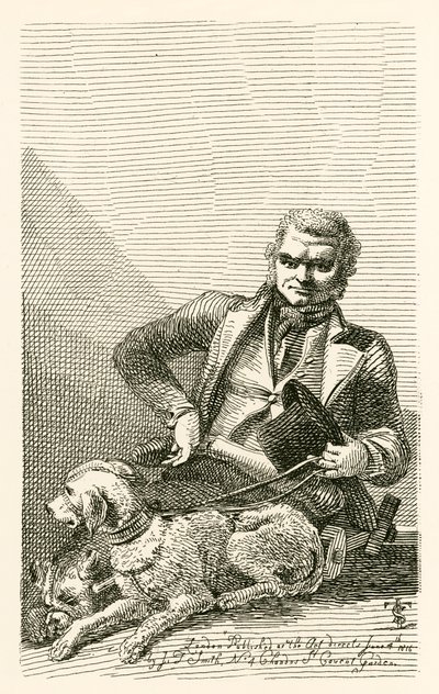 John MacNally fra Tyrone county med sine to hunde Boxer og Rover af English School