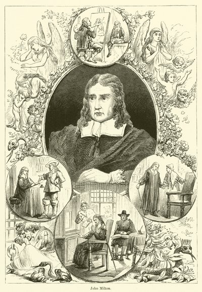 John Milton (gravering) af English School