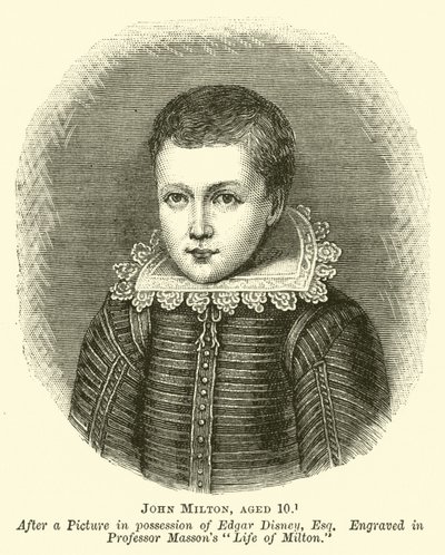 John Milton, 10 år af English School