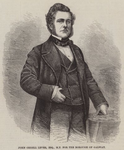 John Orrell Lever, Esquire, MP for bydelen Galway (gravering) af English School