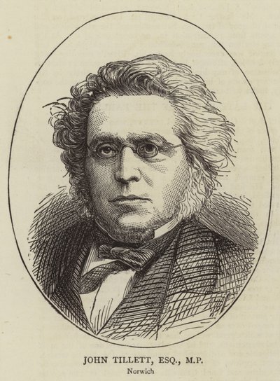 John Tillett, Esquire, MP (gravering) af English School