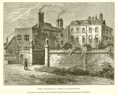 John Tradescants House i Kennington af English School