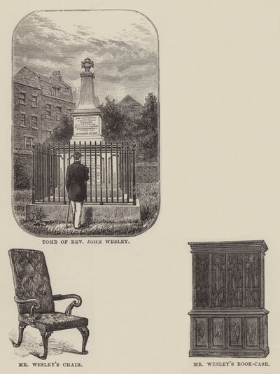 John Wesley (gravering) af English School