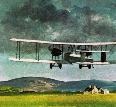 John William Alcock og Arthur Whitten Brown, der fløj over Atlanten af English School