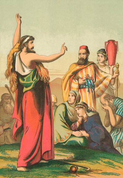 Johannes Døberen prædiker af English School