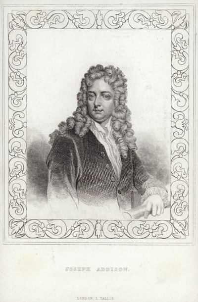 Joseph Addison, engelsk forfatter og politiker af English School