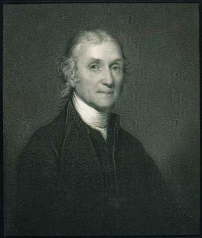 Joseph Priestley (1733-1804) fra The Gallery of Portraits, udgivet 1833 af English School