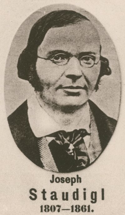 Joseph Staudigl (gravure) af English School