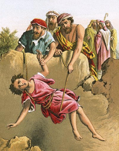 Josef kastede i graven af English School