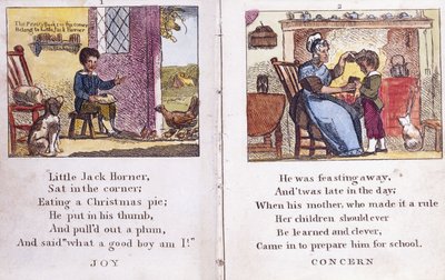 Glæde og bekymring, 1806 af English School
