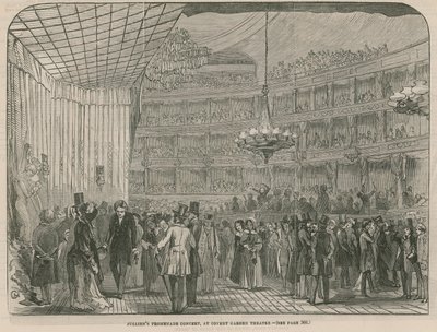 Juliens Promenadekoncert i Covent Garden Theatre af English School