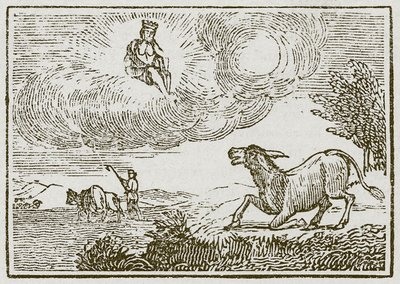 Jupiter og æslet (gravering) af English School