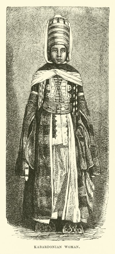 Kabardonsk kvinde af English School