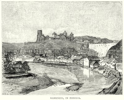 Kamenets, in Podolien (Gravur) von English School