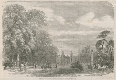 Kensington Gardens, Coalbrookdale Gates, Rotten Row, London af English School