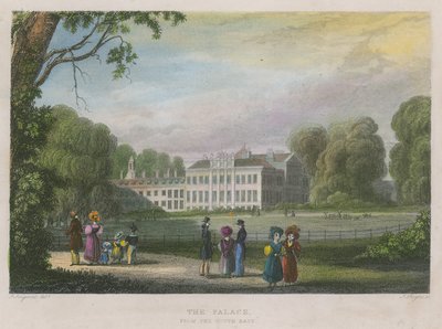 Kensington Palace, London, fra sydøst af English School