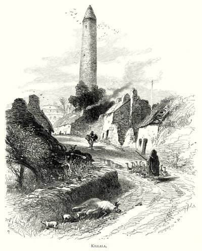Killala (indgravering) af English School
