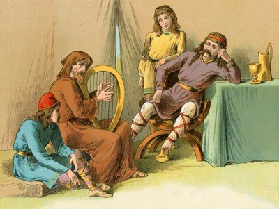 Kong Alfred i Guthrums telt af English School