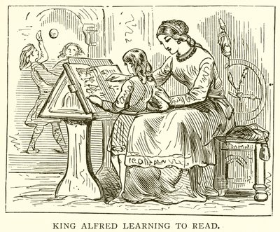 Kong Alfred lærer at læse af English School