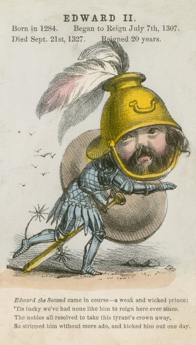 Kong Edward II (akvatinte) af English School