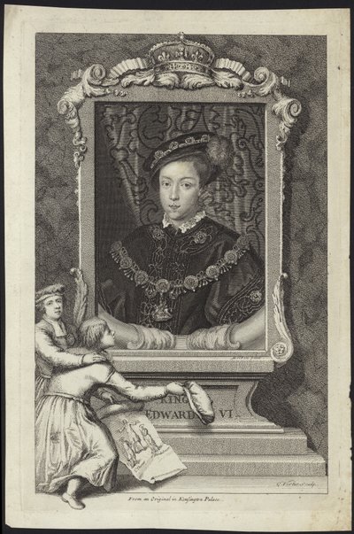 Kong Edward VI af England og Irland af English School