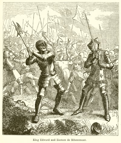 Kong Edward og Eustace de Ribeaumont af English School