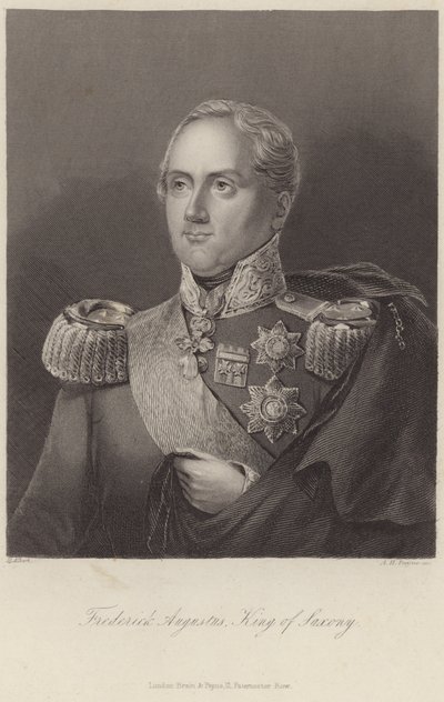 Kong Frederik Augustus I af Sachsen af English School