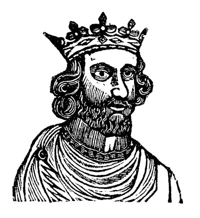 Kong Henrik III (træsnit) af English School