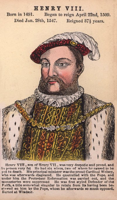 König Heinrich VIII. von English School