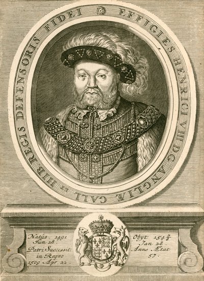 Kong Henrik VIII af English School