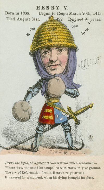 Kong Henrik V (akvatint) af English School