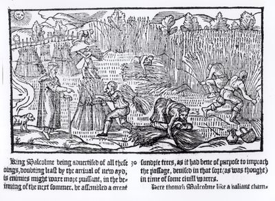 Kong Malcolm af Skotland observerer landbrugsarbejde, 1586 af English School