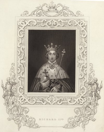 Kong Richard II af England af English School