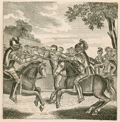 Kong Richard II forhindrede duellen mellem hertugerne af Hereford og Norfolk af English School