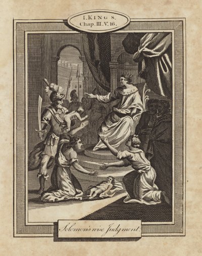 Kong Salomons klog dom af English School