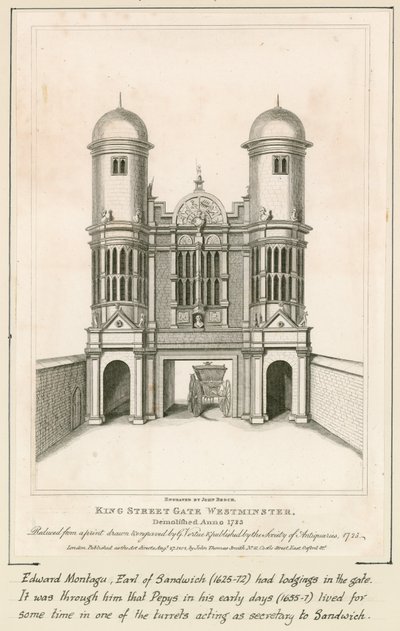 King Street Gate, Westminster af English School