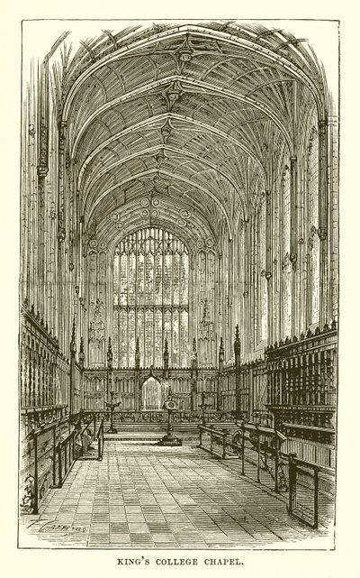 Kings College Chapel af English School