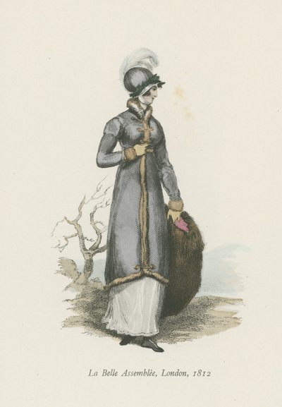 The Belle Assemblee, London, 1812 af English School